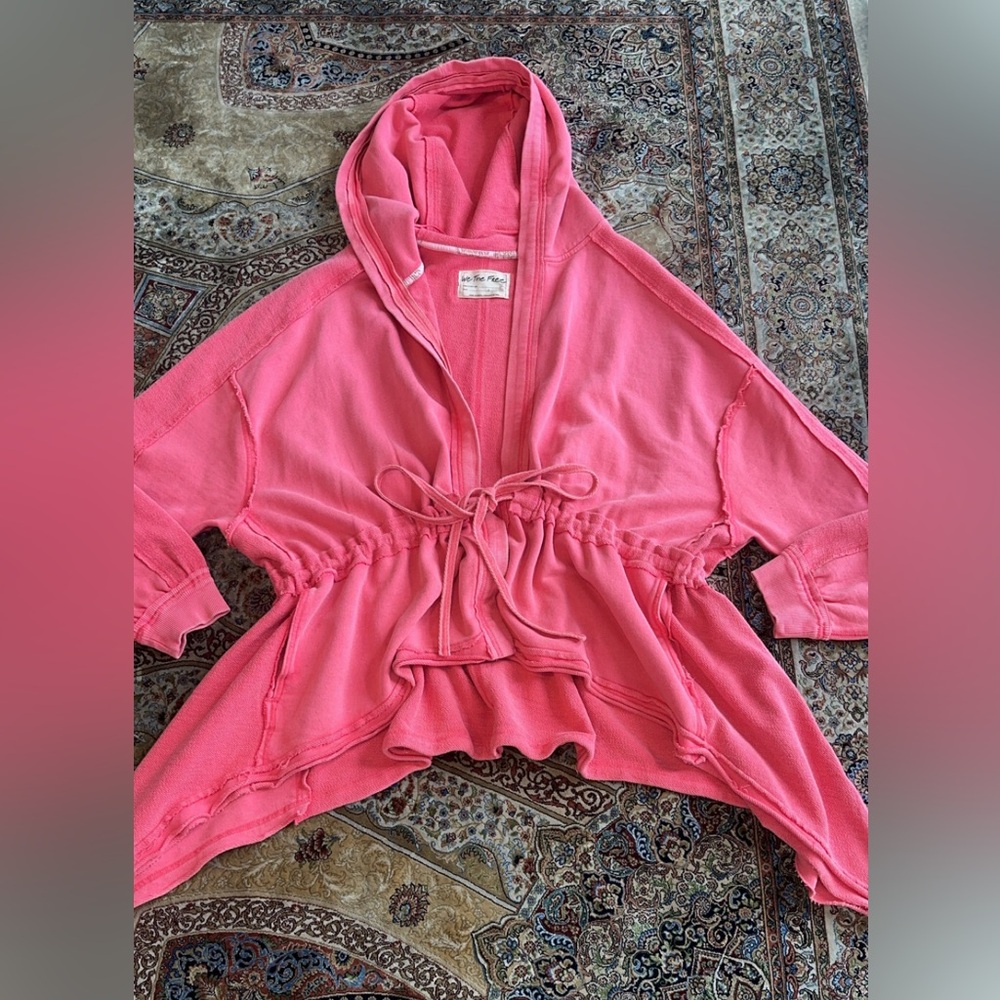 We The Free Pink cardigan Hoodie🩷NWOT 🩷 - Picture 2 of 7